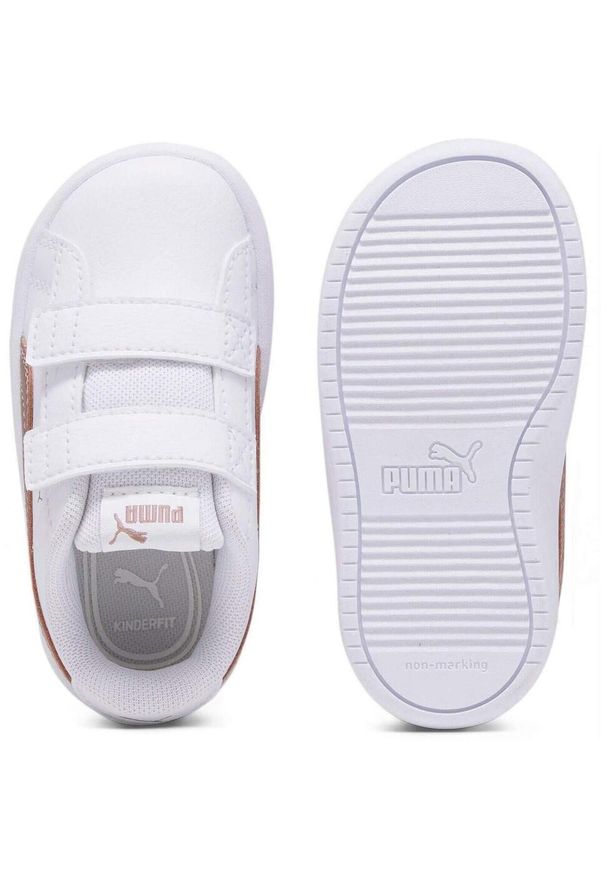 Adidasy Puma Rickie Classic V Inf, Dzieci. Okazja: na uczelnię. Kolor: biały. Materiał: skóra ekologiczna, materiał. Sport: joga i pilates