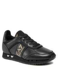 EA7 Emporio Armani Sneakersy X8X119 XK291 R384 Czarny. Kolor: czarny. Materiał: skóra #4