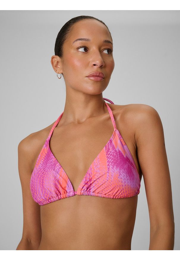 4f - 4F Góra od bikini damska - multikolor M. Kolor: wielokolorowy. Materiał: materiał
