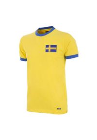 COPA FOOTBALL - Koszulka retro piłkarska dla dorosłych - Szwecja Lata 70 - Żółta. Kolor: żółty. Sezon: lato. Sport: piłka nożna