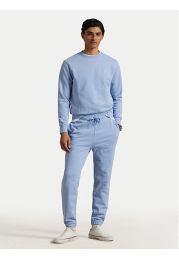 Polo Ralph Lauren Bluza 710916689026 Błękitny Regular Fit. Typ kołnierza: polo. Kolor: niebieski. Materiał: bawełna