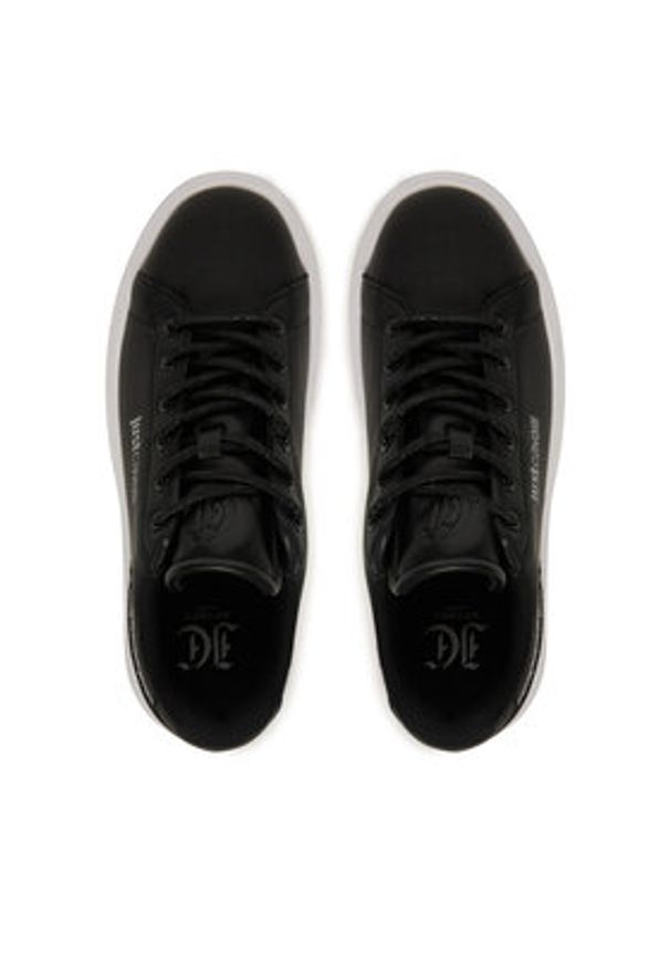 Just Cavalli Sneakersy 79RA3SB1 ZPB59 Czarny. Kolor: czarny. Materiał: skóra
