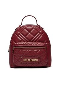 Love Moschino - LOVE MOSCHINO Plecak JC4148PP1LLA0552 Bordowy. Kolor: czerwony. Materiał: skóra