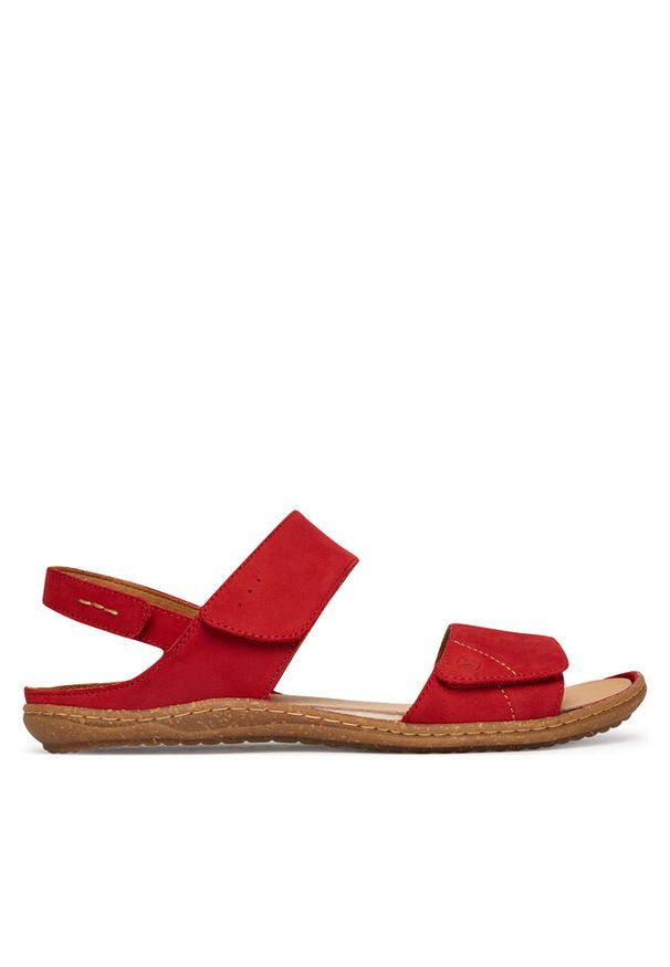 Sandały Josef Seibel. Kolor: czerwony