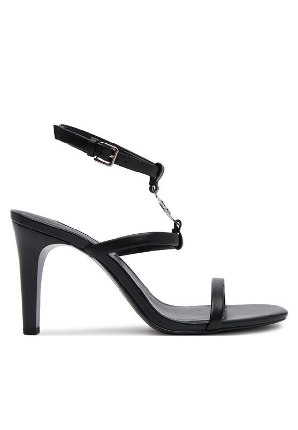 Karl Lagerfeld - KARL LAGERFELD Sandały Belvia KL32914 Czarny. Kolor: czarny. Materiał: skóra