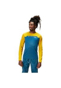 ENDURA - Dżersej z długim rękawem Endura MT500 Burner. Kolor: żółty, niebieski, wielokolorowy. Materiał: jersey. Długość rękawa: długi rękaw. Długość: długie. Sport: kolarstwo #1