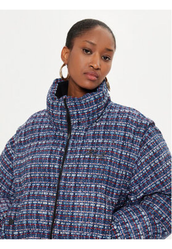 Karl Lagerfeld - KARL LAGERFELD Kurtka zimowa 245W1504 Kolorowy Regular Fit. Typ kołnierza: dekolt w karo. Materiał: syntetyk. Wzór: kolorowy. Sezon: zima