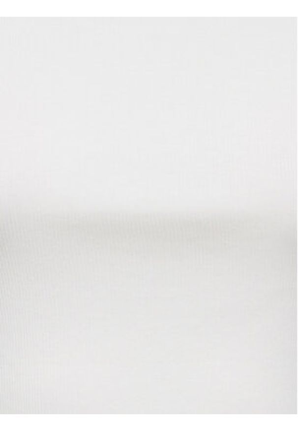 only - ONLY Top Val 2-Way 15371705 Biały Slim Fit. Kolor: biały. Materiał: bawełna