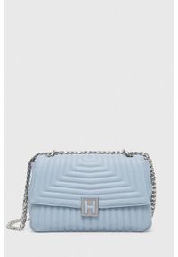 Hugo - HUGO torebka kolor niebieski. Kolor: niebieski #1