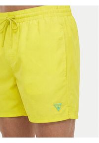 Guess Szorty kąpielowe F6GT25 WG282 SHORT Żółty Regular Fit. Kolor: żółty. Materiał: syntetyk #2