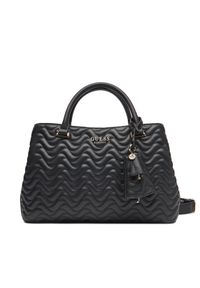 Guess Torebka Melisandra HWQG96 53070 Czarny. Kolor: czarny. Materiał: skórzane