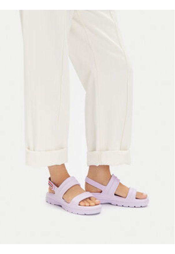 Hunter Sandały HUN8761 Fioletowy. Kolor: fioletowy. Materiał: syntetyk