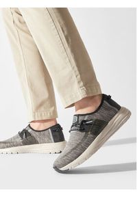 Hey dude - Hey Dude Półbuty Sirocco Dual Knit 40184-030 Szary. Kolor: szary. Materiał: materiał #7