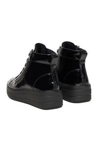 Remonte Trzewiki D1C72-00 Czarny. Kolor: czarny. Materiał: skóra, lakier #5
