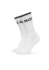 BOSS Zestaw 6 par wysokich skarpet męskich 50510168 Biały. Kolor: biały. Materiał: materiał, bawełna #5
