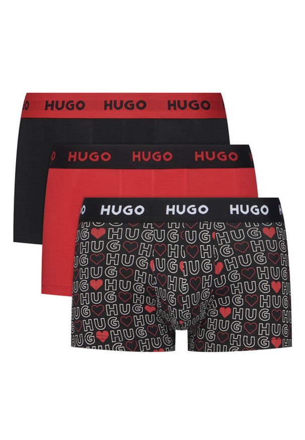 Hugo - HUGO Komplet bokserek 50532550 Kolorowy. Materiał: bawełna. Wzór: kolorowy