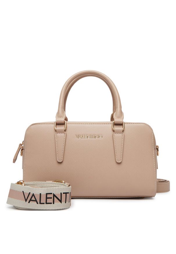 VALENTINO - Valentino Torebka Zero Re VBS7B323 Beżowy. Kolor: beżowy. Materiał: skórzane