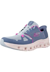 skechers - Kapcie SKECHERS GLIDE-STEP PRO Niebieski. Kolor: niebieski. Model: Skechers Sport. Sport: turystyka piesza