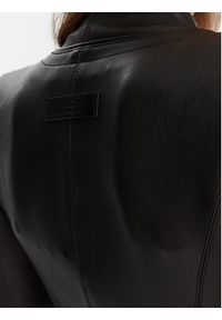 Elisabetta Franchi Kurtka z imitacji skóry GI-187-57E2-V680 Czarny Slim Fit. Kolor: czarny. Materiał: syntetyk #3