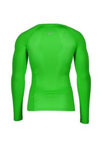 Koszulka treningowa męska Nike Hyper Top. Kolor: zielony. Długość rękawa: długi rękaw. Długość: długie. Sport: fitness