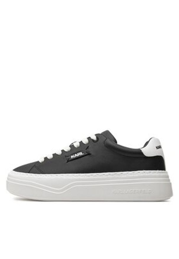Karl Lagerfeld - KARL LAGERFELD Sneakersy KL63420 Czarny. Kolor: czarny. Materiał: skóra