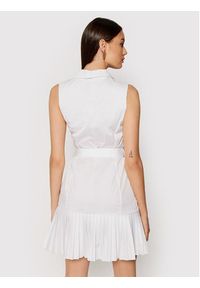 Rinascimento Sukienka koktajlowa CFC0017897002 Biały Regular Fit. Kolor: biały. Materiał: bawełna. Typ sukienki: koszulowe. Styl: wizytowy #2
