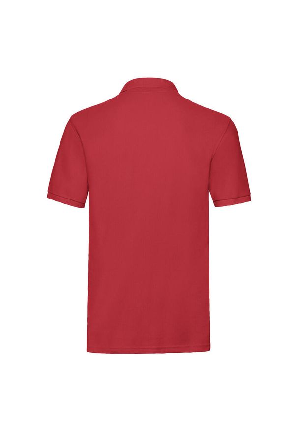 FRUIT OF THE LOOM - Koszulka Polo Premium Unisex Dla Dorosłych. Typ kołnierza: polo. Kolor: czerwony