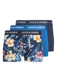 Jack & Jones - Jack&Jones Komplet 3 par bokserek Fiesta 12228466 Granatowy. Kolor: niebieski. Materiał: syntetyk