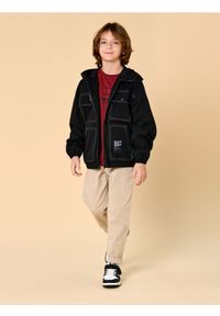 Sinsay - Kurtka jeansowa - czarny. Kolor: czarny. Materiał: jeans