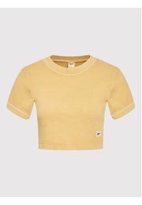 Reebok T-Shirt Natural Dye HK4969 Żółty Slim Fit. Kolor: żółty. Materiał: bawełna #2