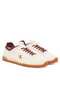 Calvin Klein Jeans Sneakersy Low Profile Runner Su YM0YM01288 Biały. Kolor: biały. Materiał: skóra #4