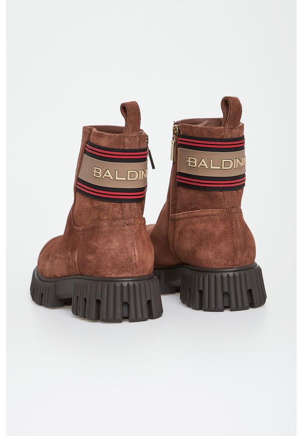 Baldinini - Botki damskie zamszowe BALDININI. Materiał: zamsz