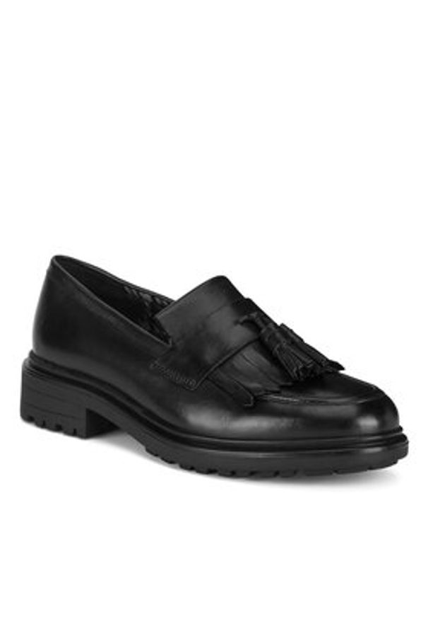 Sergio Bardi Loafersy WI34-GALA-01SB Czarny. Kolor: czarny. Materiał: skóra