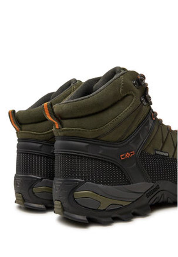 CMP Trekkingi Rigel Mid Trekking Shoes Wp 3Q12947 Khaki. Kolor: brązowy. Materiał: skóra, zamsz. Sport: turystyka piesza