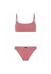 Damski 2-częściowy kostium kąpielowy typu bralette Protest Prthizz. Kolor: różowy