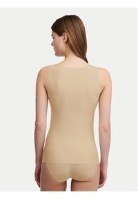 Chantelle Top Soft Stretch C26460 Beżowy Regular Fit. Kolor: beżowy. Materiał: syntetyk #6
