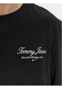 Tommy Jeans Bluza Luxe DM0DM18296 Czarny Regular Fit. Kolor: czarny. Materiał: bawełna