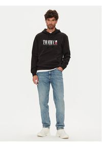 Tommy Jeans Bluza Dna Graphic DM0DM22144 Czarny Regular Fit. Kolor: czarny. Materiał: bawełna