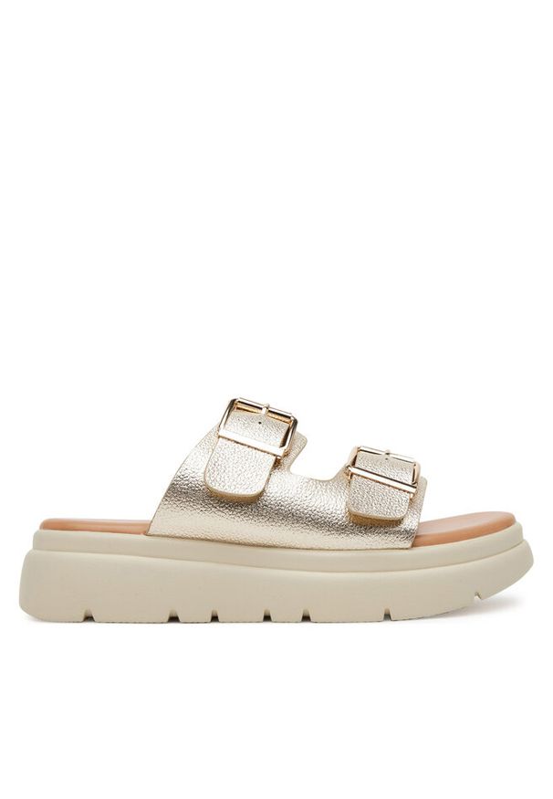 Klapki Clara Barson. Kolor: złoty