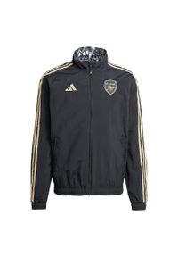 Adidas - Bluza Arsenal Ian Wright Anthem. Kolor: czarny. Sport: piłka nożna