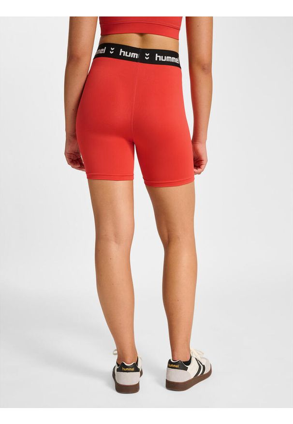 Szorty damskie Hummel Pulse Mid. Kolor: wielokolorowy, czerwony, brązowy. Sport: fitness