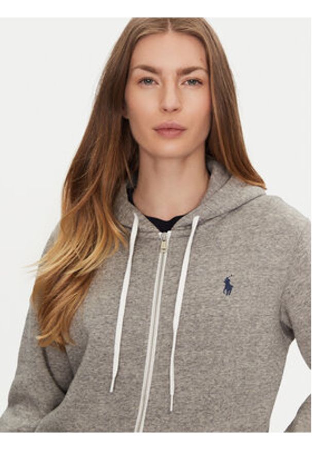 Polo Ralph Lauren Bluza 211943008004 Szary Regular Fit. Typ kołnierza: polo. Kolor: szary. Materiał: bawełna