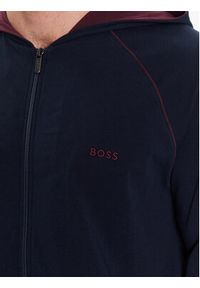 BOSS - Boss Bluza 50469581 Granatowy Regular Fit. Kolor: niebieski. Materiał: bawełna
