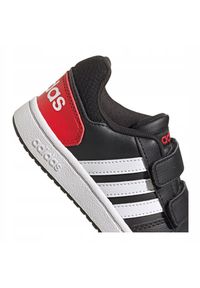 Adidas - Buty adidas Hoops 2.0 C Jr FY9442 czarne. Zapięcie: rzepy. Kolor: czarny. Materiał: guma, syntetyk, skóra. Szerokość cholewki: normalna. Wzór: gładki, paski #4