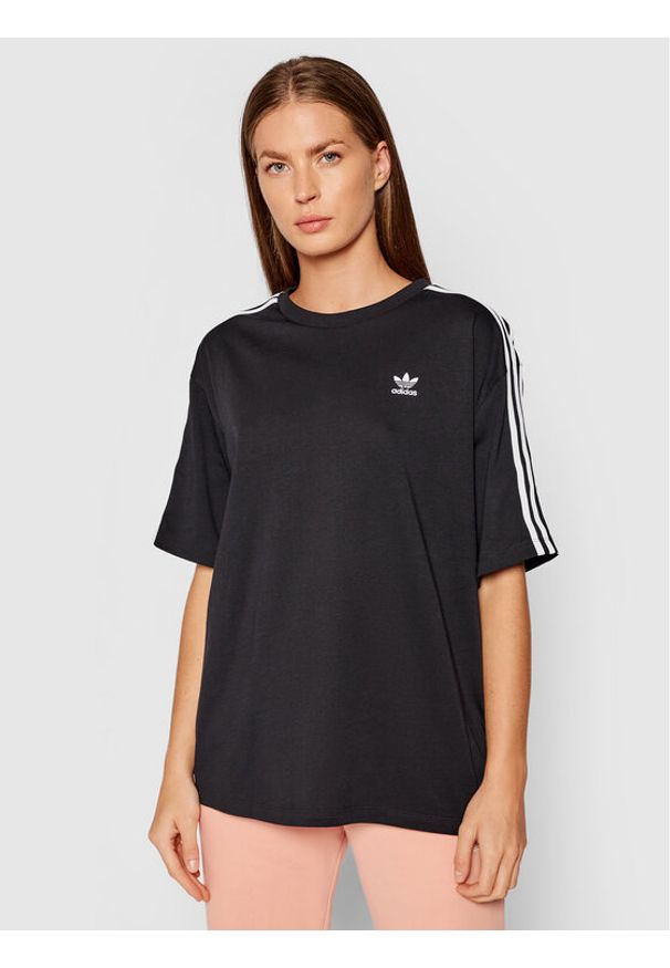 Adidas - adidas T-Shirt adicolor Classics H37795 Czarny Oversize. Kolor: czarny. Materiał: bawełna