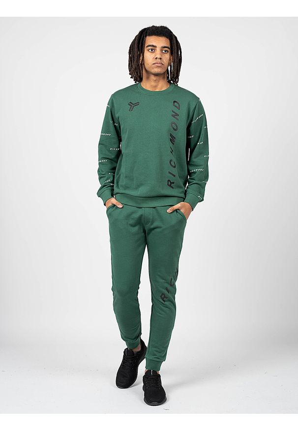 John Richmond - Richmond Sport Bluza. Okazja: na co dzień. Materiał: tkanina. Wzór: aplikacja, nadruk. Styl: sportowy