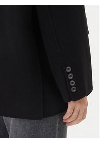 ViCOLO Płaszcz wełniany TF0005 Czarny Regular Fit. Kolor: czarny. Materiał: syntetyk #5