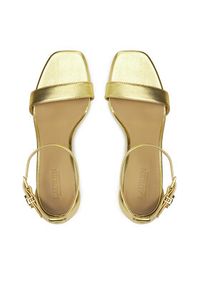 Lauren Ralph Lauren - LAUREN RALPH LAUREN Sandały 802935562002 Złoty. Kolor: złoty. Materiał: skóra