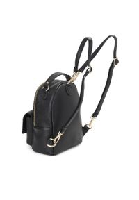 Kazar - Uniwersalny skórzany plecak z odpinanymi szelkami 2w1. Kolor: czarny. Materiał: skóra #3