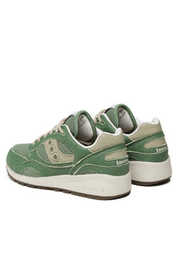 Saucony Sneakersy Shadow 6000 S70639 Zielony. Kolor: zielony. Materiał: materiał
